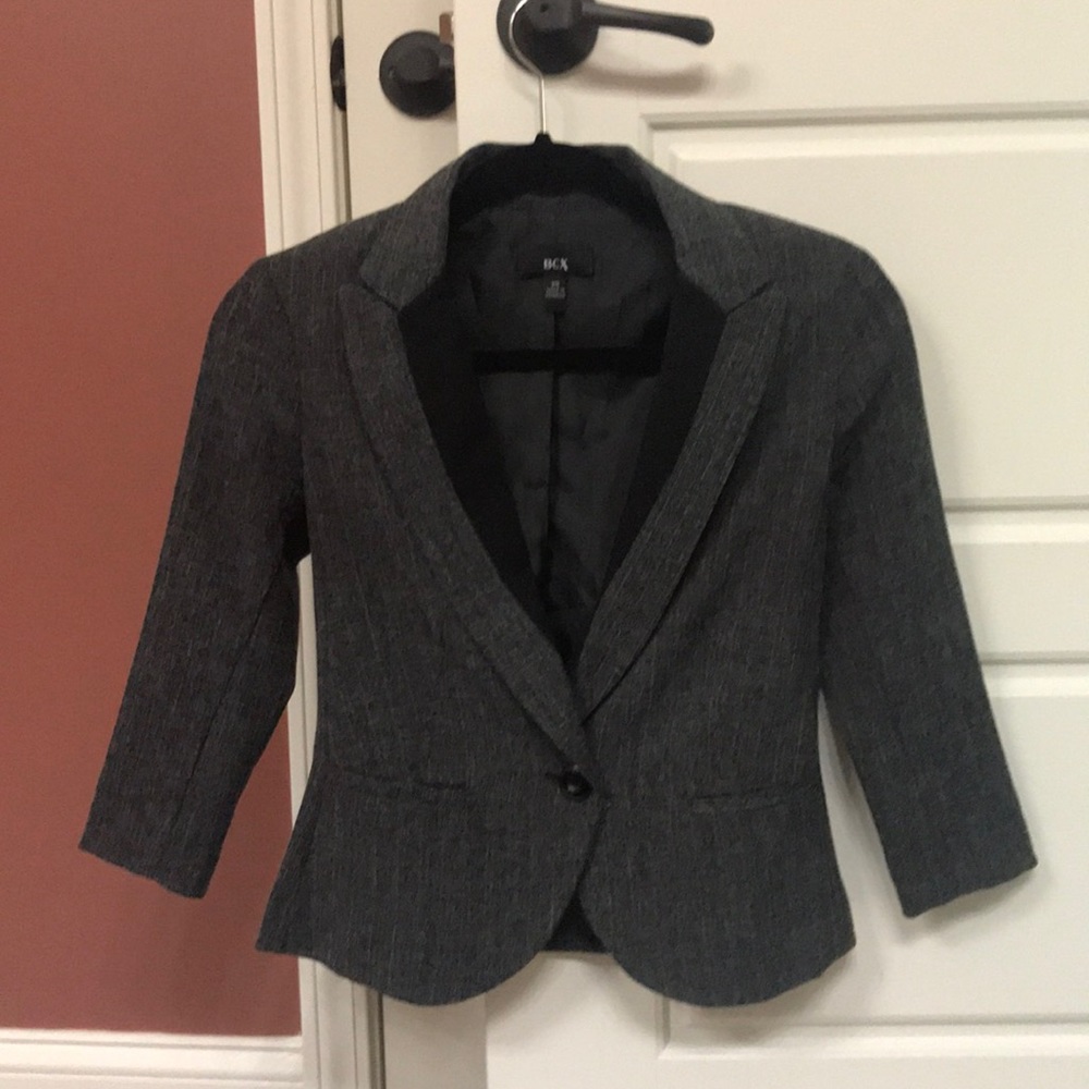 BCX grey and black blazer